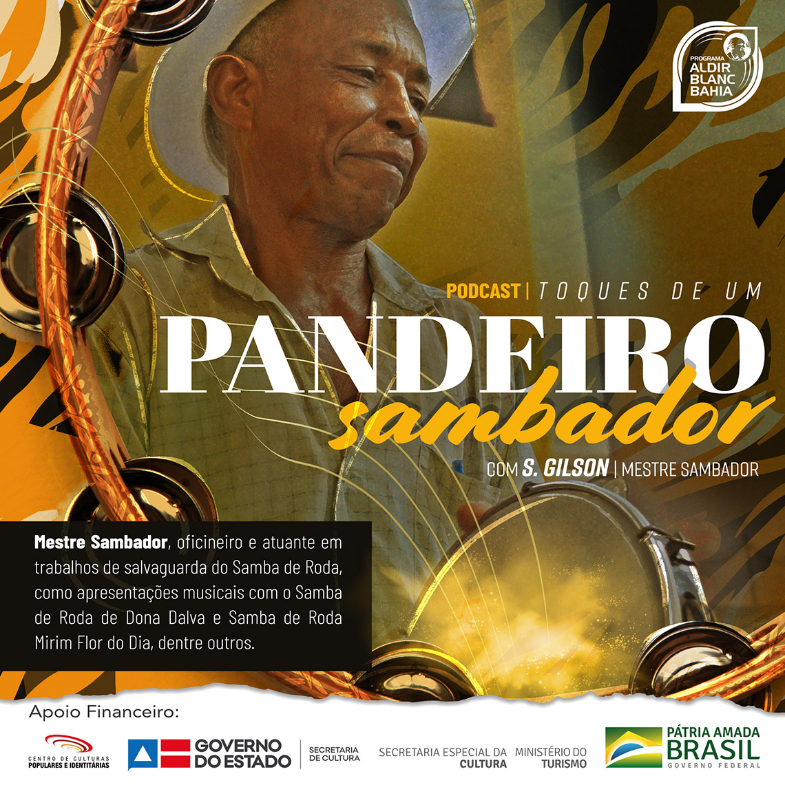 PODCAST TOQUES DE UM PANDEIRO SAMBADOR